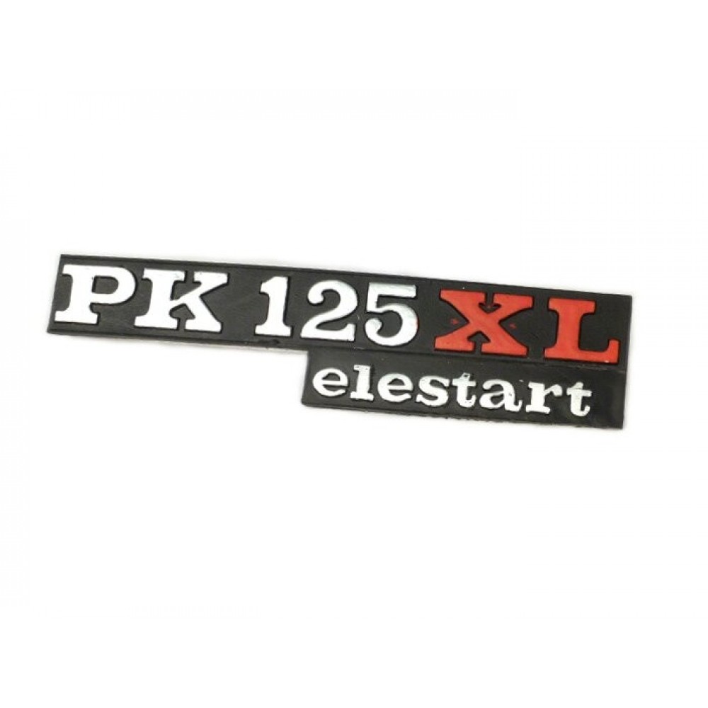 Σήμα "PK125 XL elestart" Πλαινό OEM QUALITY Για Vespa PK125 XL 