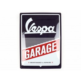 Διαφημιστική Πινακίδα Με Λογότυπο ''Vespa GARAGE'' Nostalgic Art
