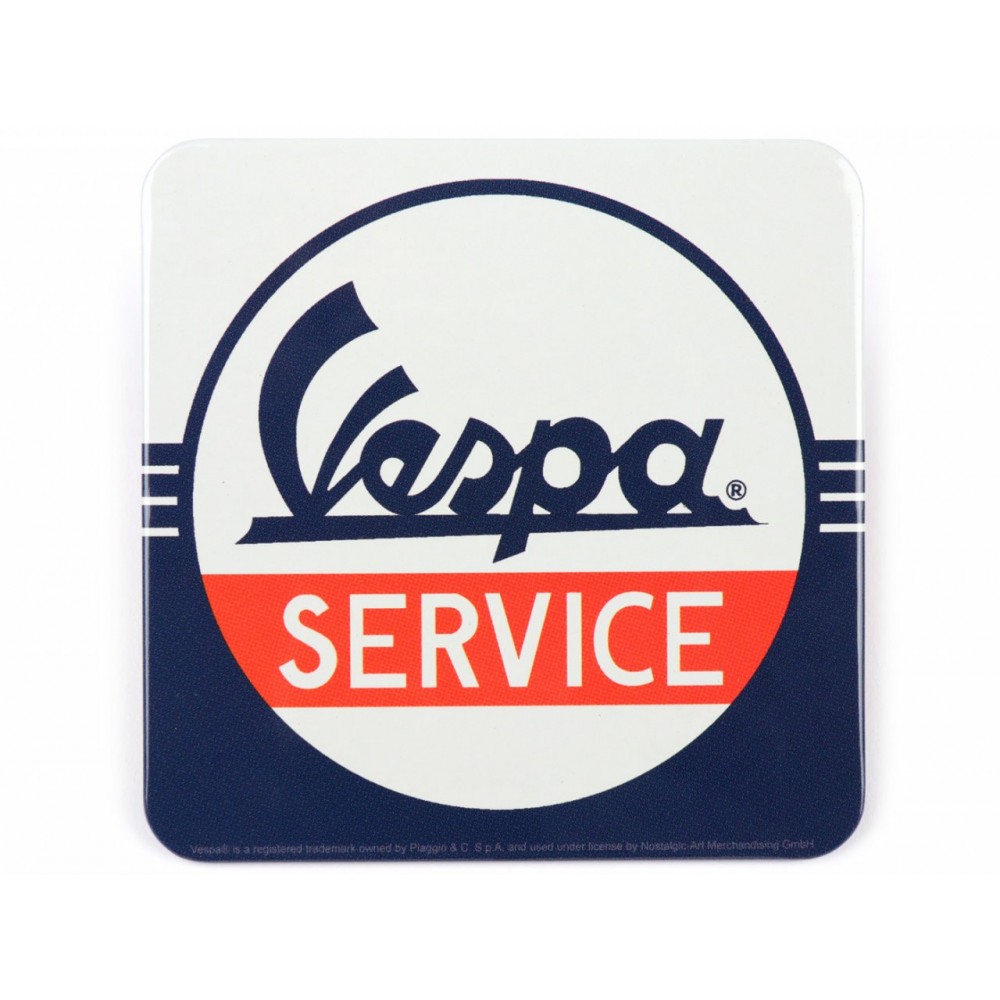 Σουβέρ Με Λογότυπο ''Vespa SERVICE'' NOSTALGIC ART